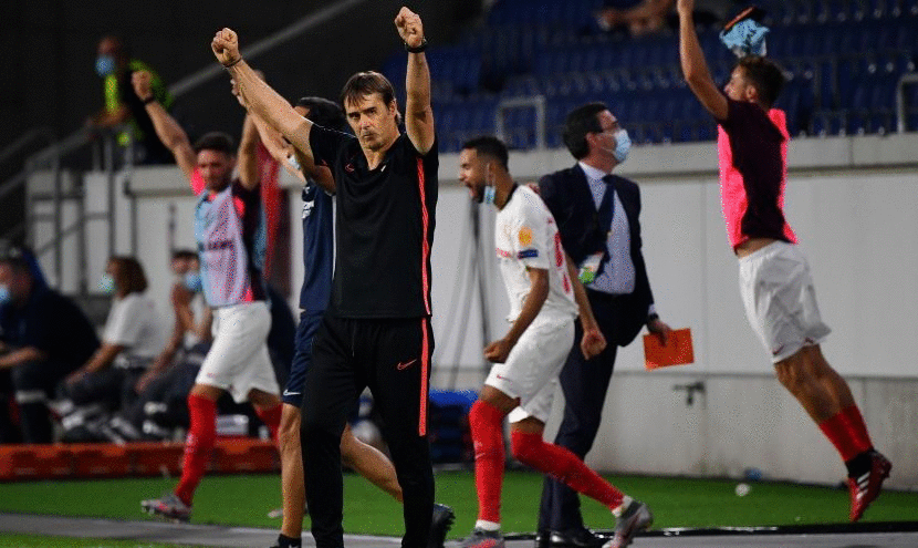 Liga Europy: Sevilla przeamaa elazn defensyw „Wilkw” i jest w pfinale, demolka Szachtara 